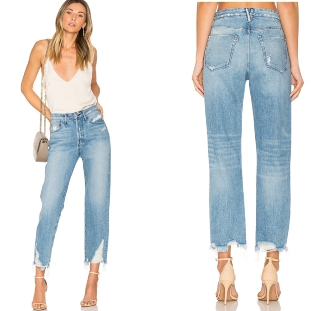 3x1 Higher Ground Crop Boyfriend Jeans in Dover Size 24